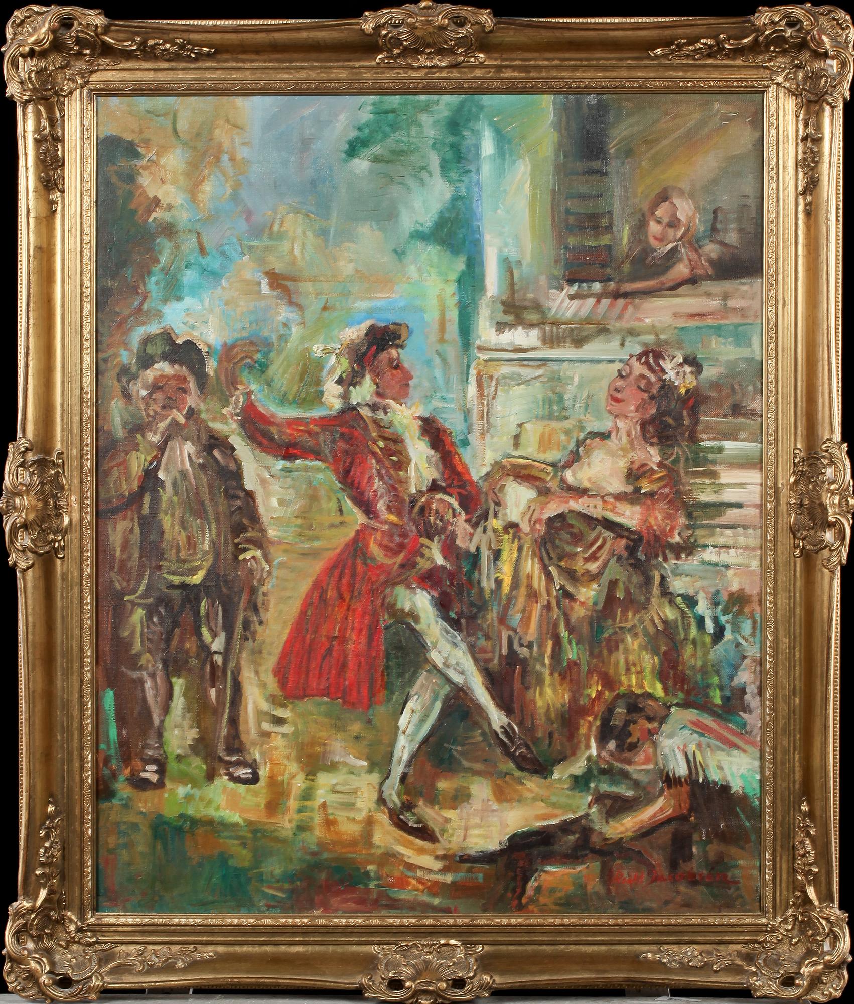 ROALD JACOBSEN, olja på duk, signerad.