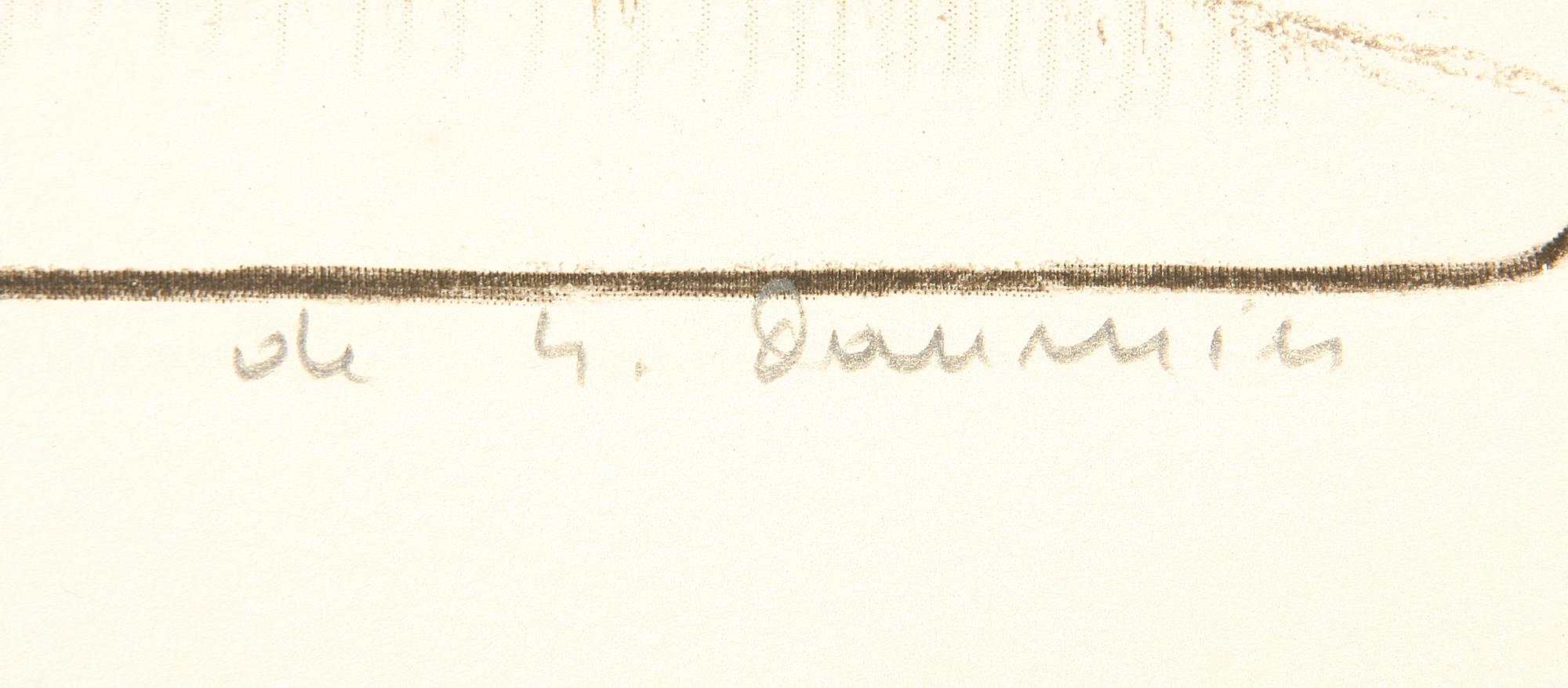 HONORÉ DAUMIER, 4 st. Litografier, varav 3 sign o numr.