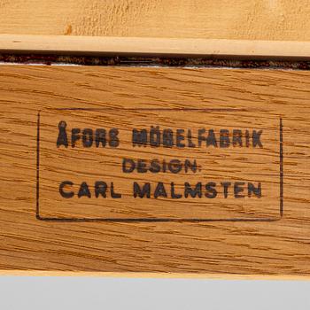 Carl Malmsten, chairs, 4 pcs "Calmare Nyckel", Åfors furniture factory, second half of the 20th century.