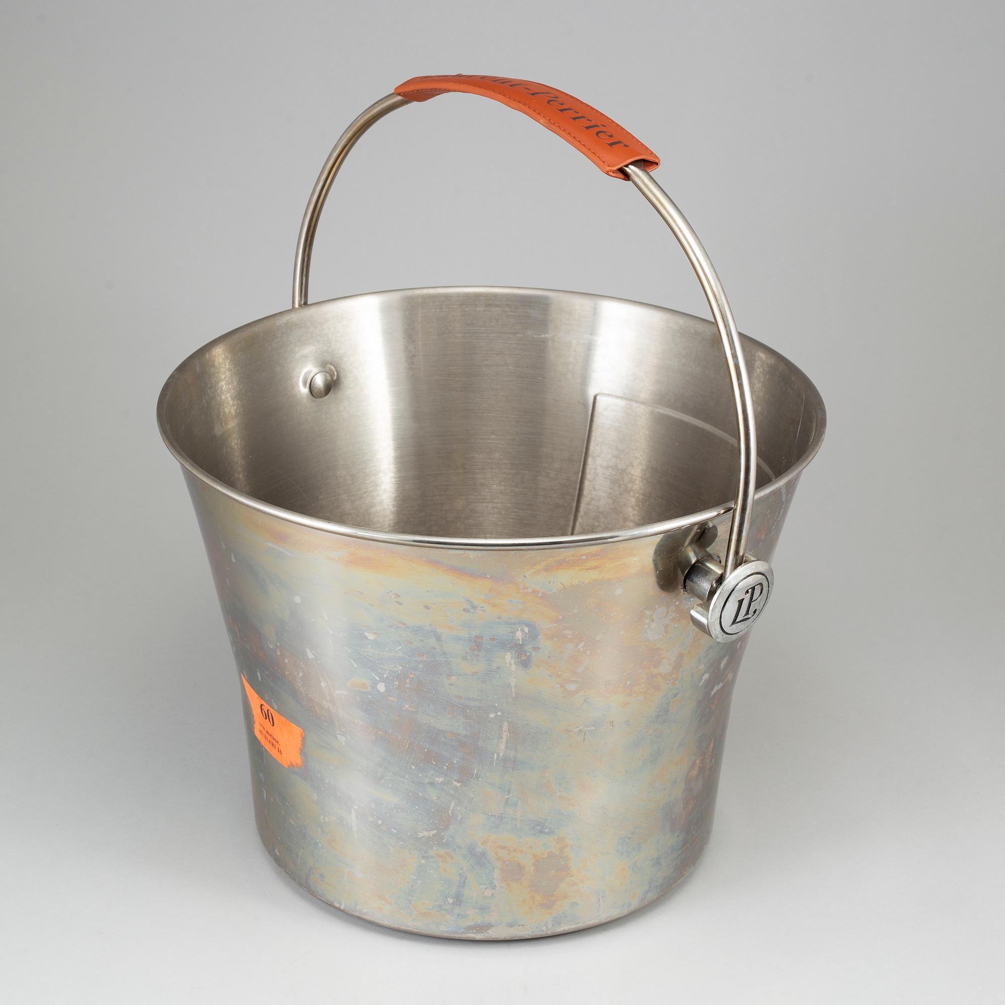 A Laurent-Perrier steel wine cooler, 20th century.