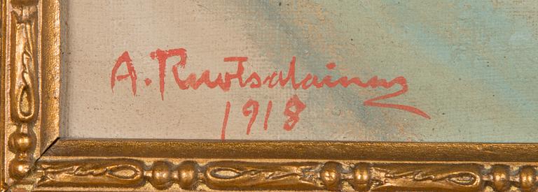 Alfred Ruotsalainen, Sovande barn.