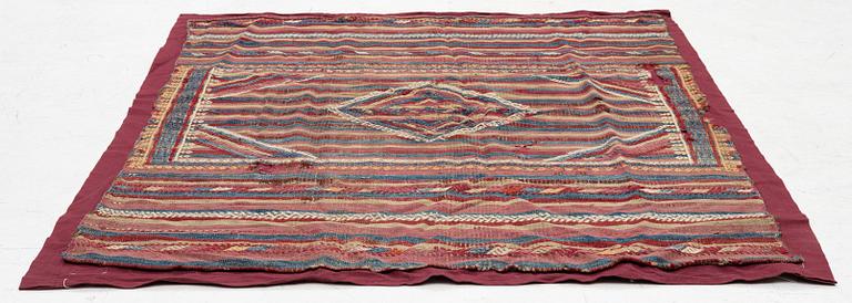 A Sofreh kilim, Central Anatolian, c 150 x 130 cm.