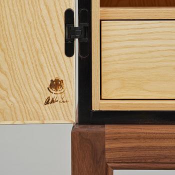 Attila Suta, a unique cabinet, executed in his own studio, Stockholm, 2025.