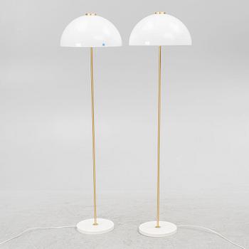 Yki Nummi, a pair of "Kupoli" floor lamps from Innolux, Finland, 21st century.