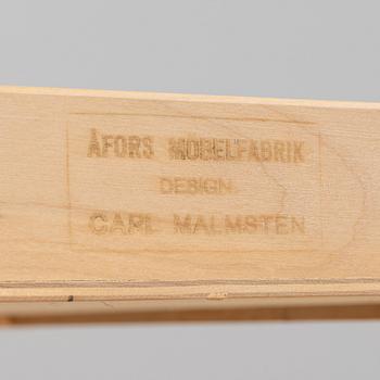 Carl Malmsten, a pair of birch bedside tables, model 'Birgitta'.