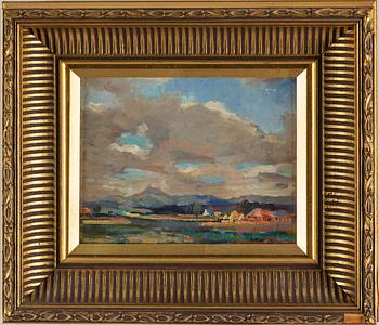 HOMER RANSFORD WATSON, oil on paper-panel, signerad.