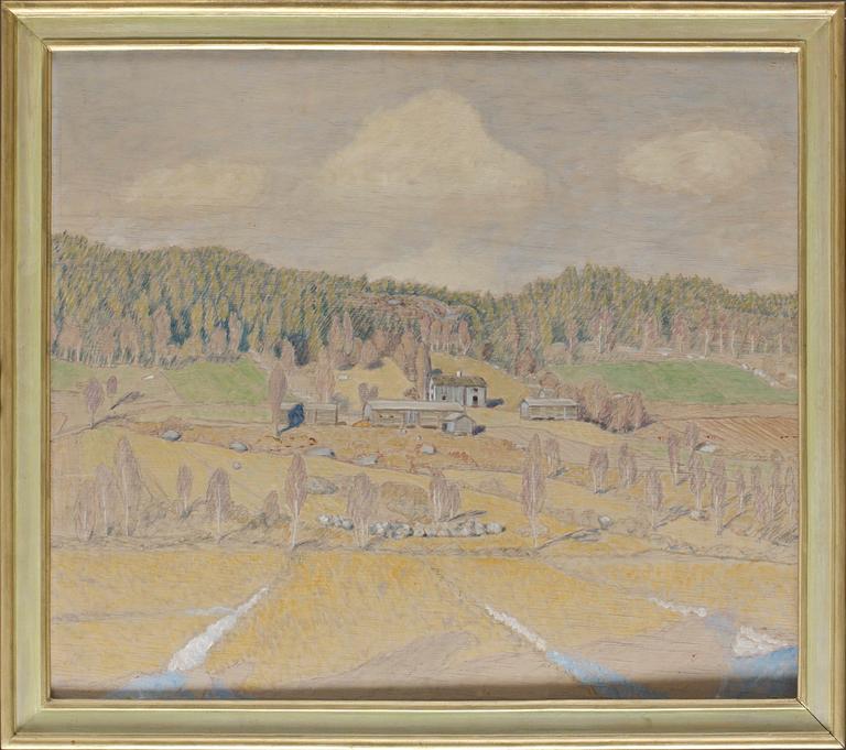 Alfred Ekstam, "Vårlandskap från Långjohanstorp".