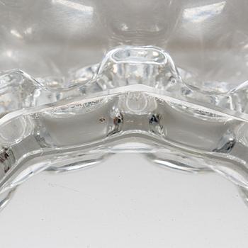 A vase "Brokadi" designed and signed 1973 by Helena Tynell Riihimäen Lasi Oy.