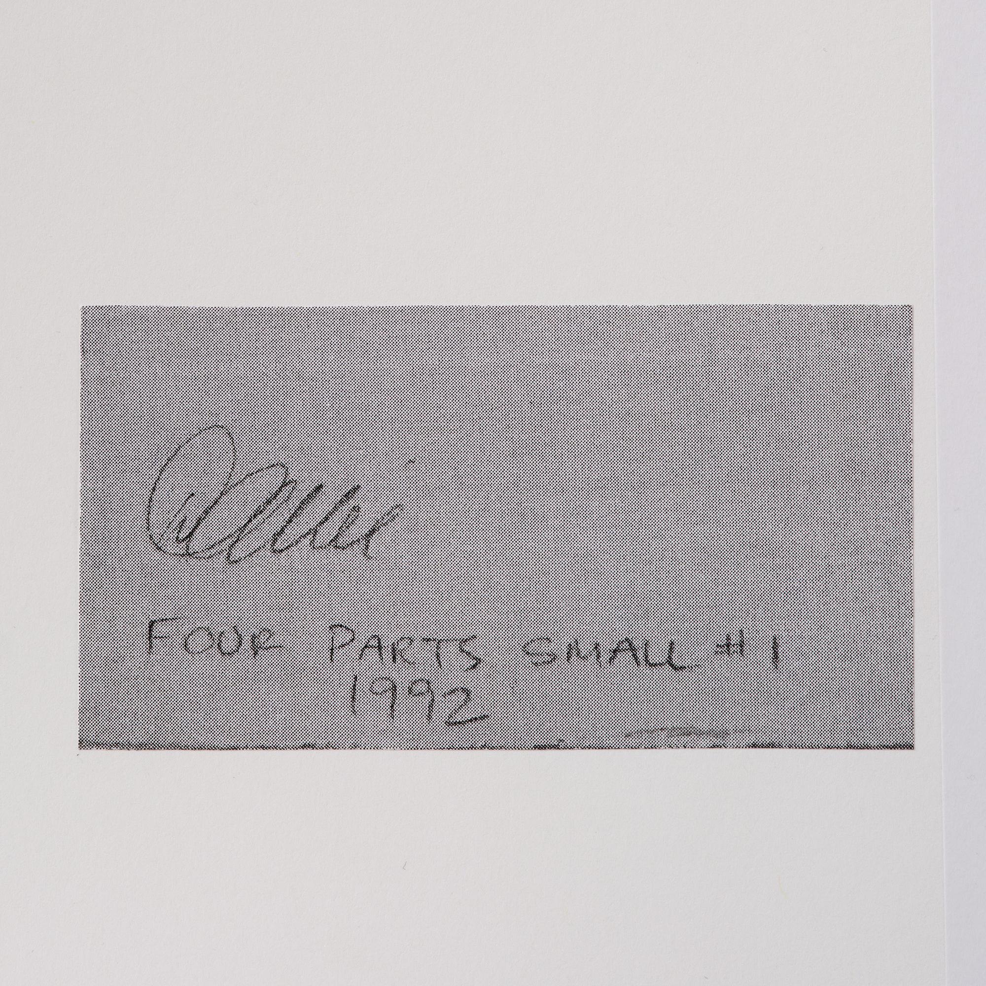 Karin Davie, "Four Part Small #1".