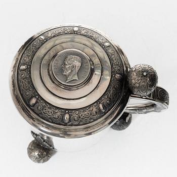 Karl Anderson, A Swedish silver tankard, mark of K Anderson, Stockholm 1916.