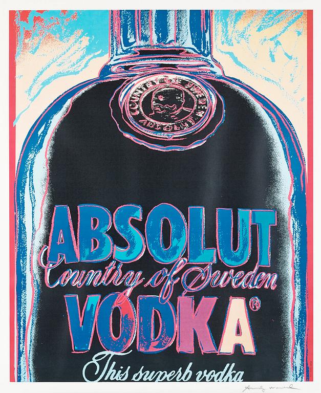 Andy Warhol (Efter), "Absolut Vodka".
