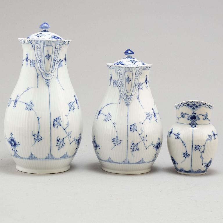 ROYAL COPENHAGEN, an 80-piece 'Musselmalet' porcelain service, Denmark.