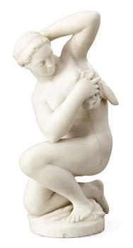 Giambologna (Giovanni da Bologna) Skola, Badande kvinna (knästående Venus).