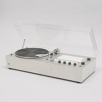 Dieter Rams, stereo equipment, 5 pieces, Braun, Germany 1970s.