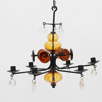 Erik Höglund, a chandelier, Boda Smide, second half of the 20th Century.