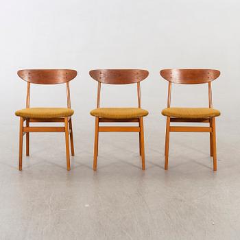Stolar, 6 st Farstrup Danmark för IKEA, "Monaco",1900-talets mitt.
