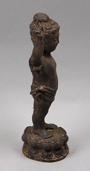 FIGURIN, järn, Kina, 1900/2000-tal.