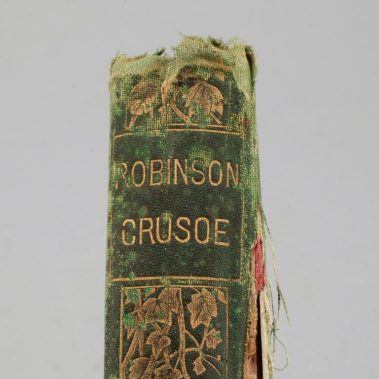 BOK: Life and Adventures of Robinson Crusoe by Daniel de Foe, Routledge & Sons, ca 1852.