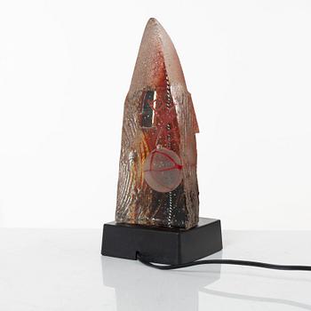 Bertil Vallien, a glass sculpture, Kosta Boda.