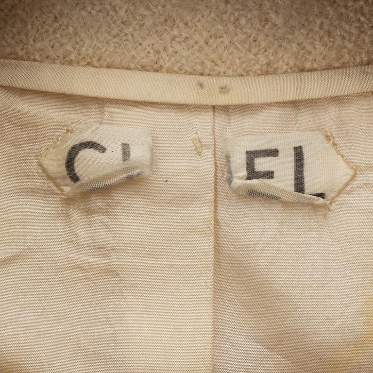 Chanel, a vintage wool and silk jacket, size ca 38.