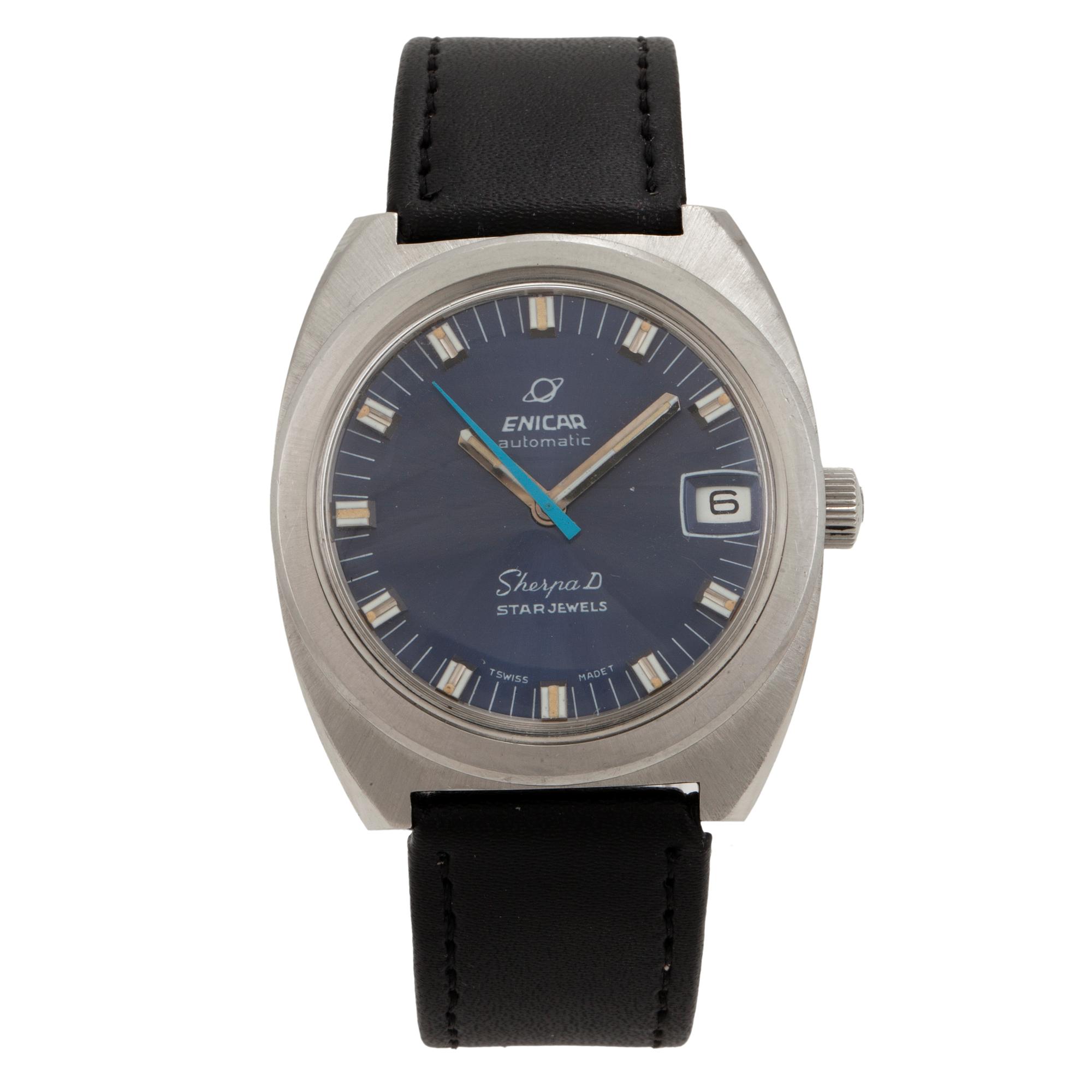 ENICAR, Sherpa D, wristwatch, 37 mm,