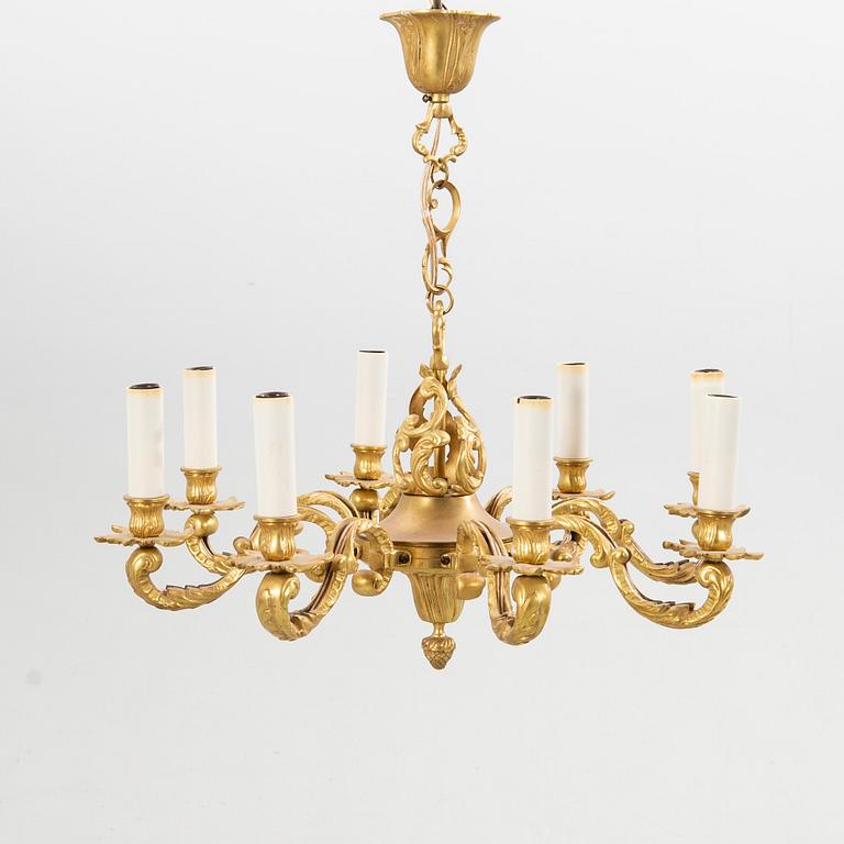 Ceiling lamp Louis XV style, first half of the 20th century.