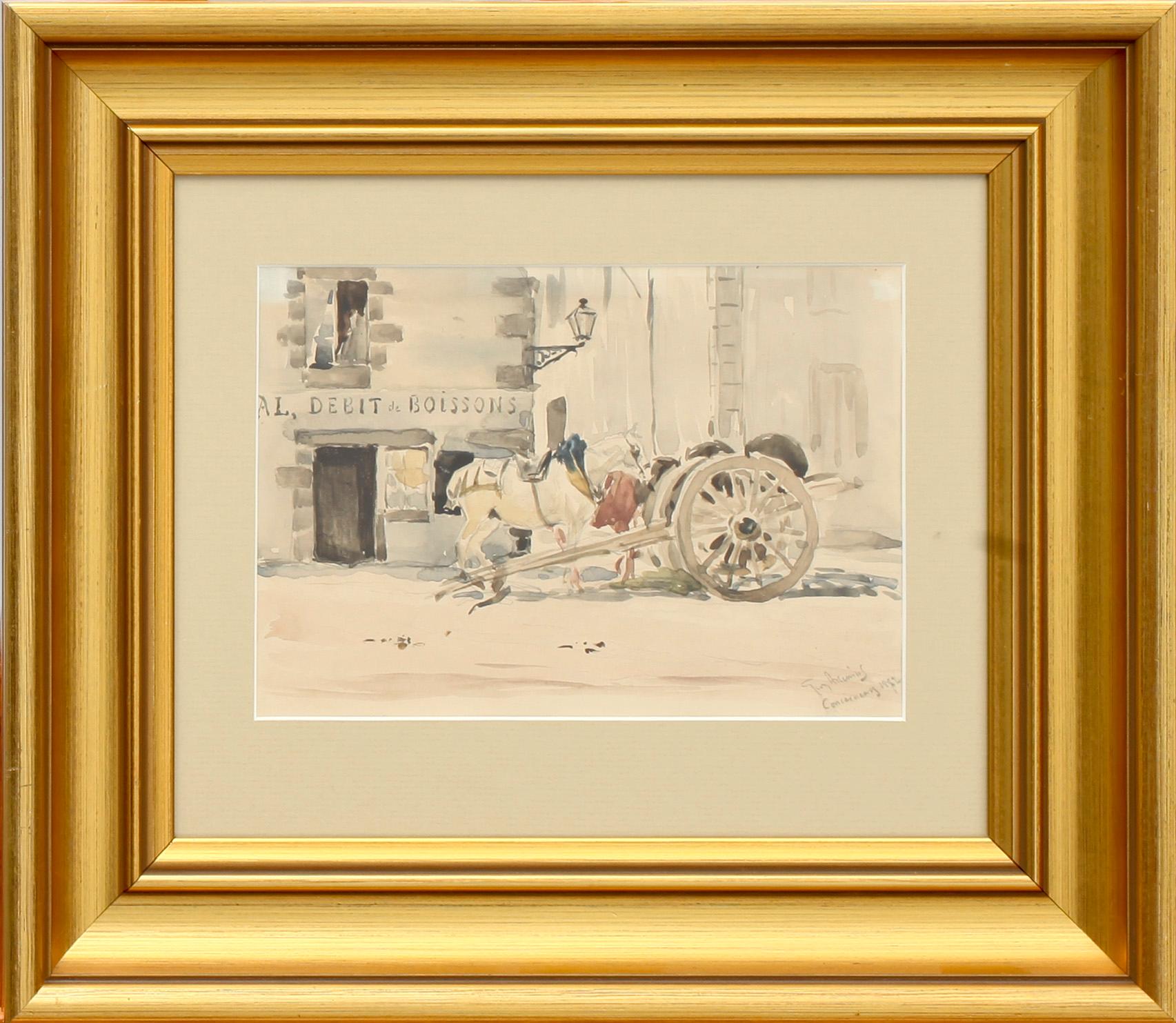 GEORGE ARSENIUS, akvarell, sign o dat 1882.