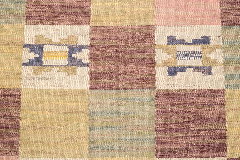 Märta Måås-Fjetterström, a carpet, "Rutmattan", flat weave, ca 201-203 x 145,5 cm, signed MMF.