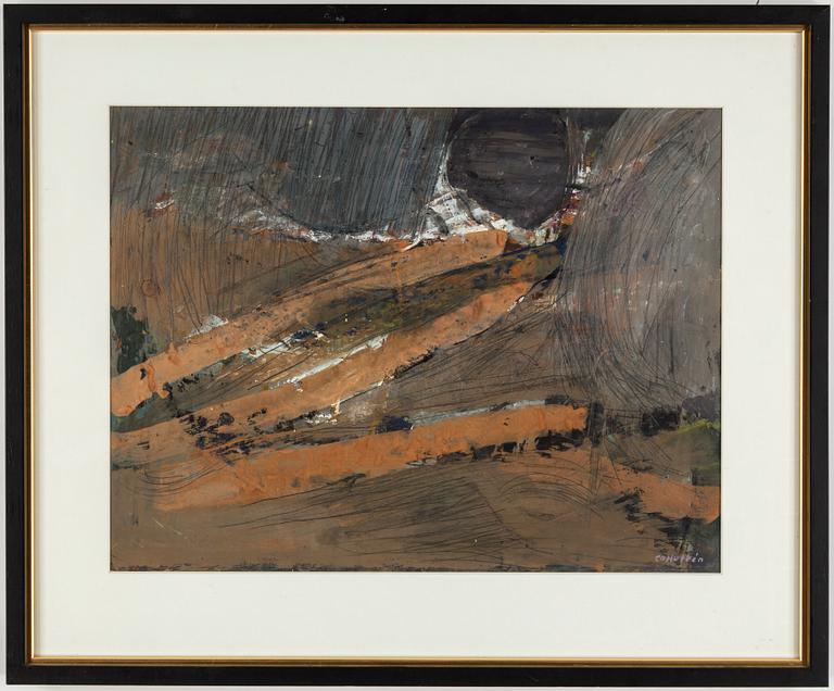 CO HULTÉN, mixed media, signed CO Hultén.