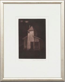 ANTTI SALOKANNEL, färgetsning, signerad och daterad -88, numererad 50/100.