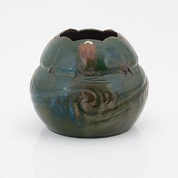 Hilma Persson-Hjelm, an earthenware Art Nouveau vase, 1908.