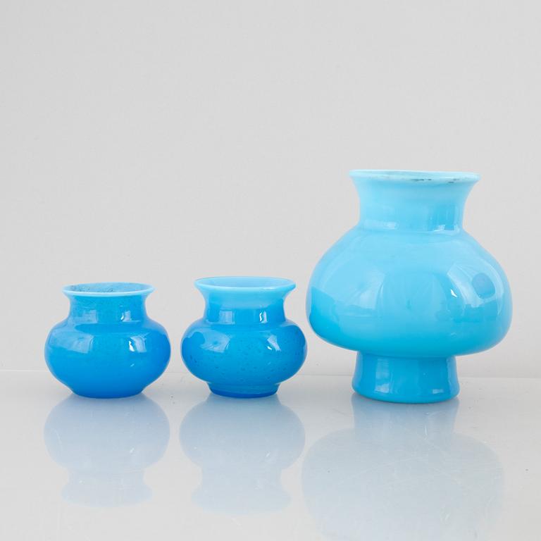 Erik Höglund, collection of glass objects, 17 pieces, Boda.