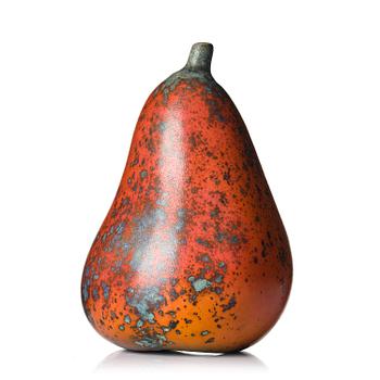 91. Hans Hedberg, a faience sculpture of a pear, Biot, France.