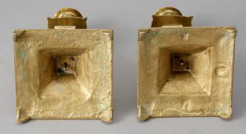 LJUSSTAKAR, 2+2, malm, 1900-tal.