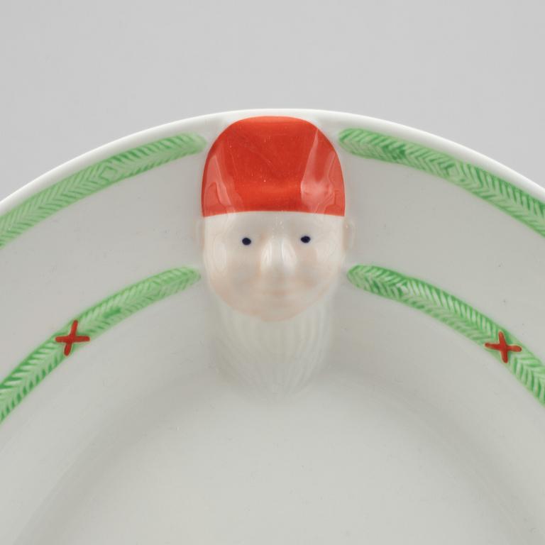 A 62-piece Christmas "God Jul" porcelain dinner service, Rörstrand/old Gustavsberg, Sweden.