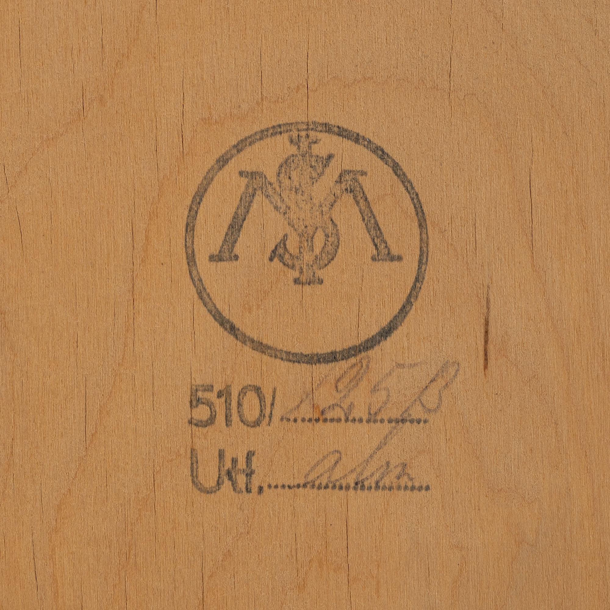 Bookshelf, AB Bråstorps Möbler, SMI, 1940s.