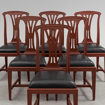 A set of six 'Fresta' chairs by IKEA, late 20th century.