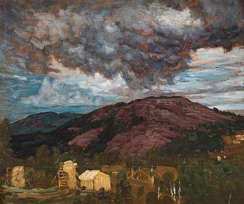 710. Helmer Osslund, Landscape Norrland.