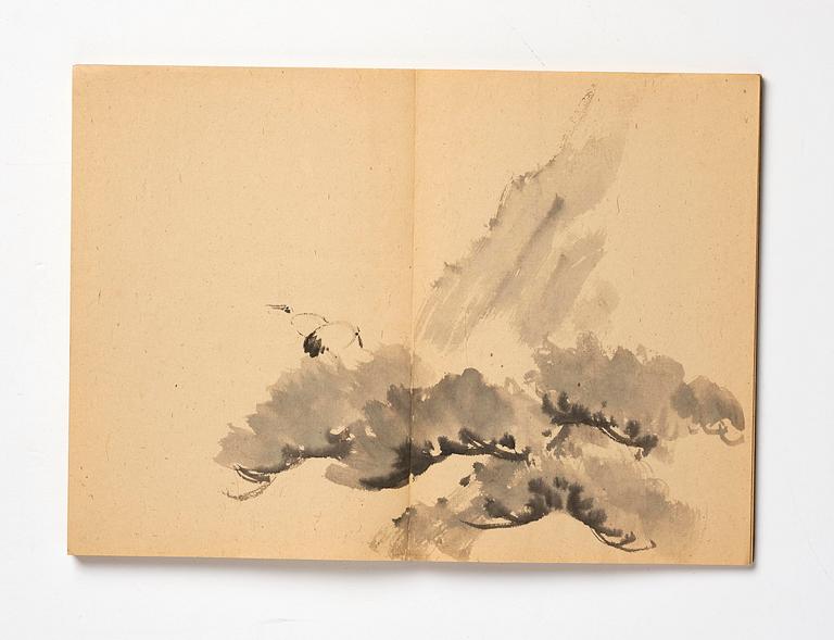 Two Chinese albums, one empty, early 20th century.