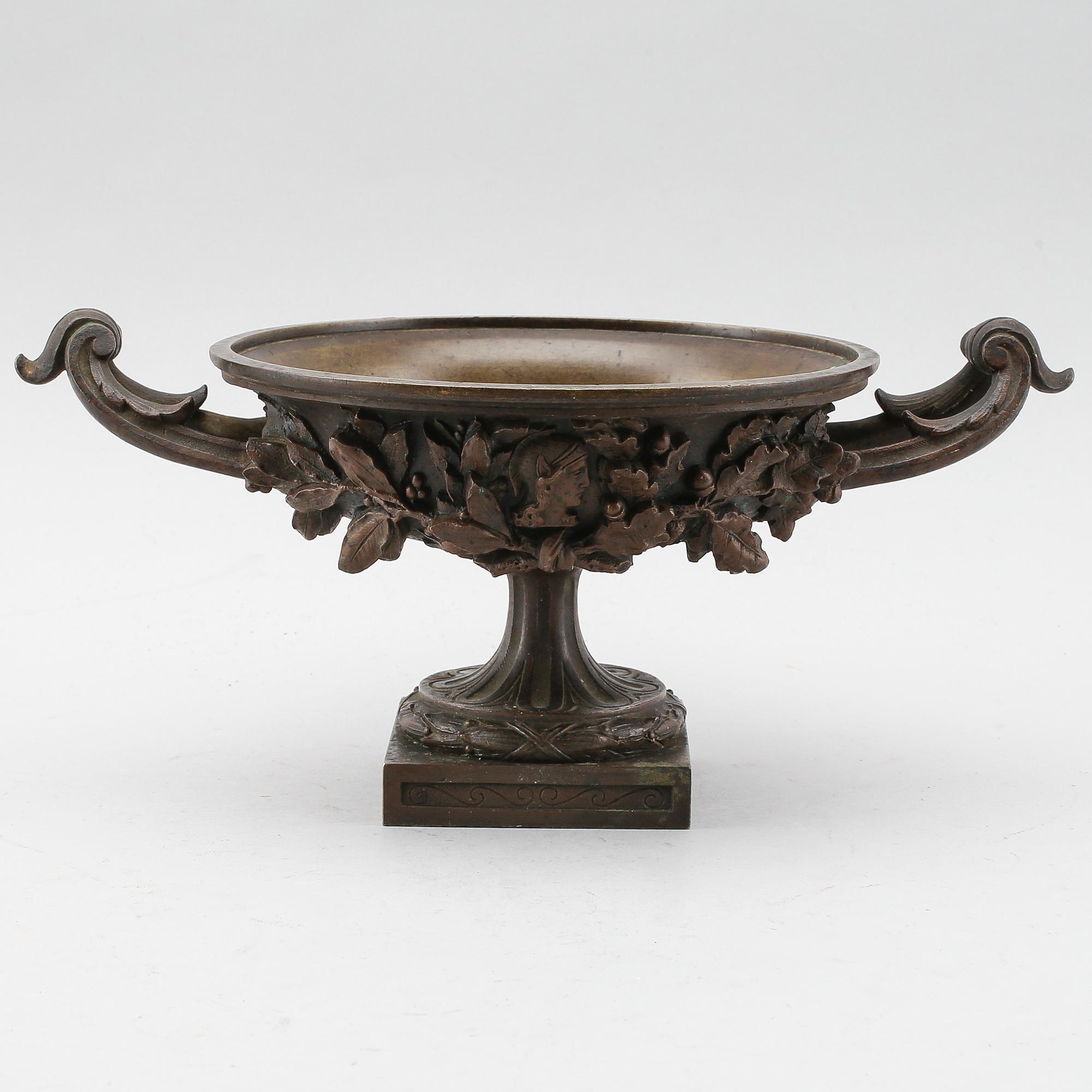 TAZZA, brons, 1800-talets mitt.