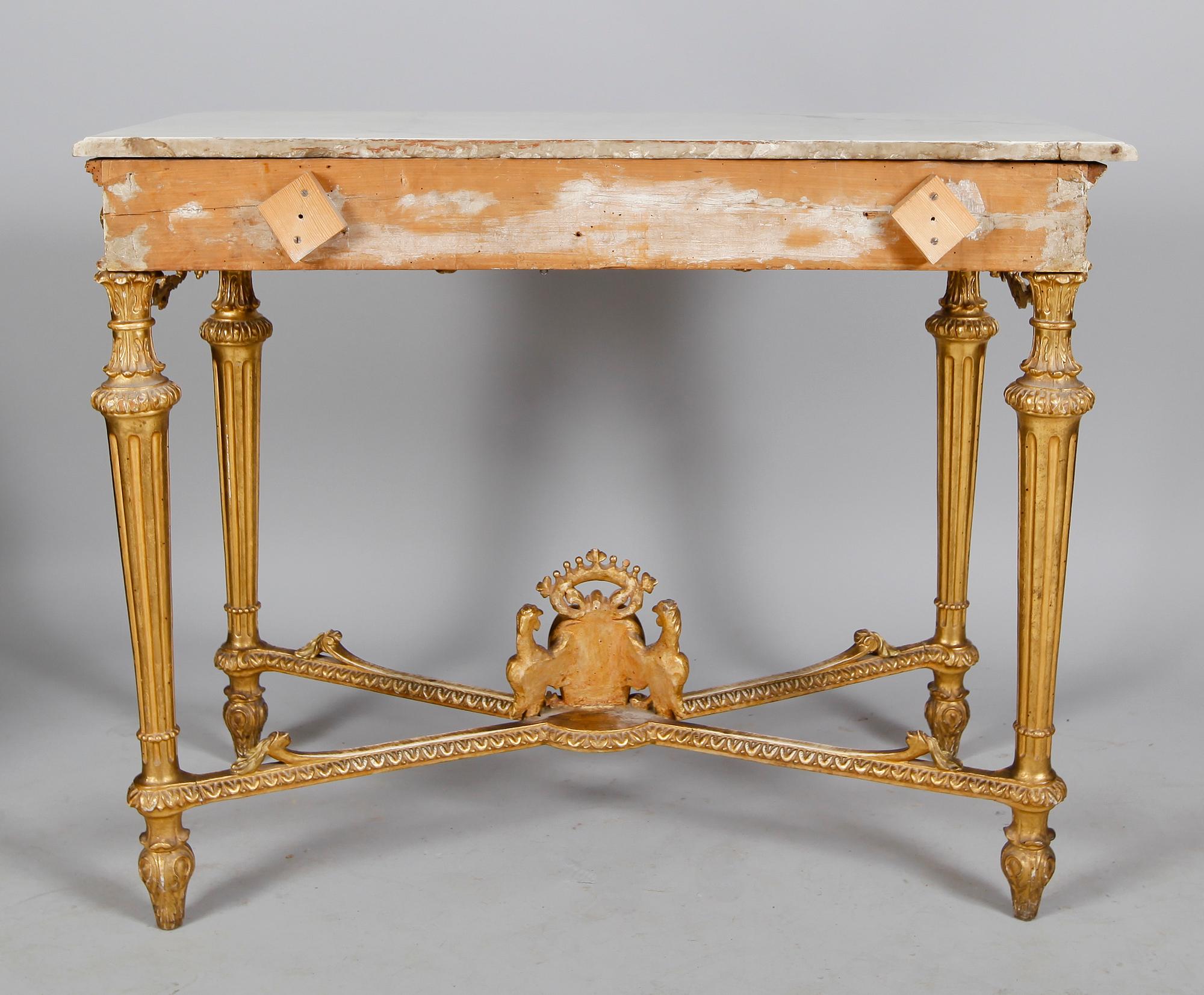 KONSOLBORD, gustaviansk stil, 1800-tal.