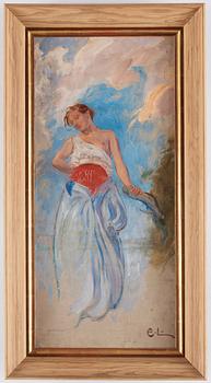 Carl Larsson, Stående kvinna.