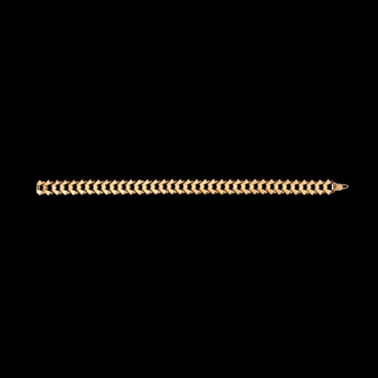 ARMBAND, 18k guld, Italien. Vikt ca18g.
