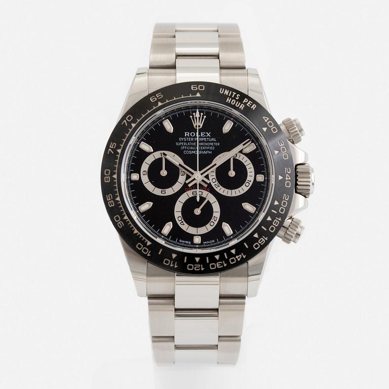 Rolex, Cosmograph, Daytona, chronograph, wristwatch, 40 mm.