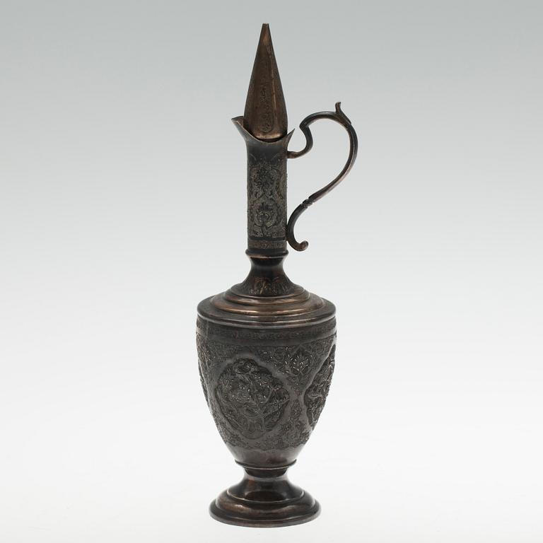 KANNA, underhaltigt silver, Persien omkring  1900-talets mitt.