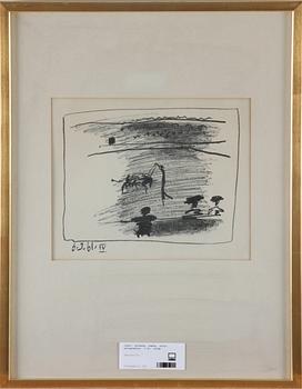 PICASSO, PABLO, efter. Litografier, 3 st, osign.