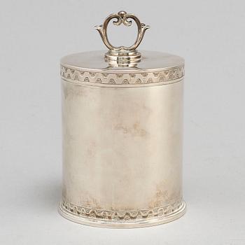 ATELIER BORGILA, cigarettburk, sterling silver Stockholm 1940.