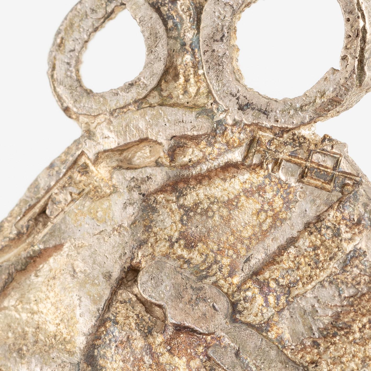 Lars Arby, five pairs of earrings, silver.