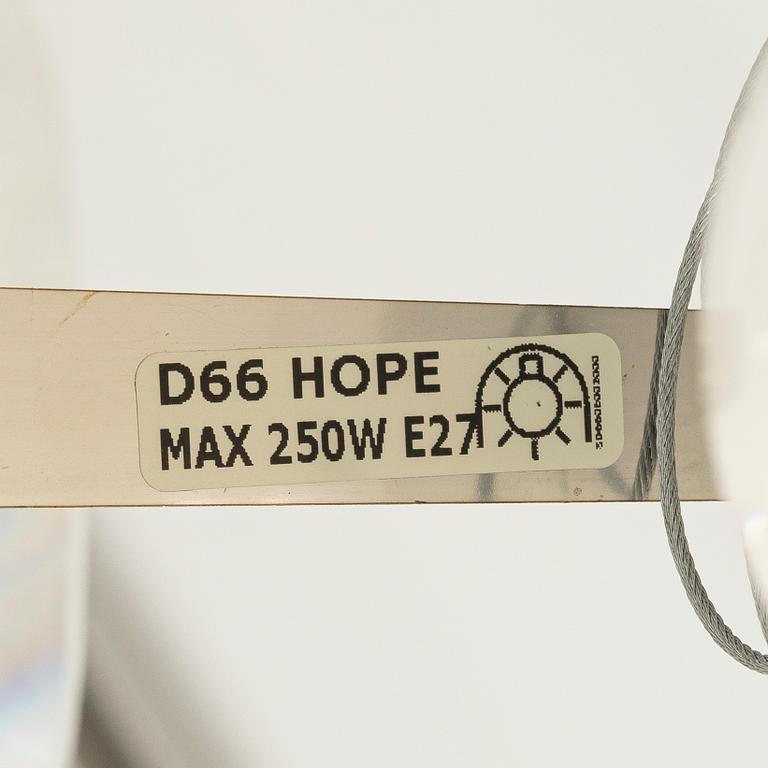 Francisco Gomez Paz & Paolo Rizzatto, taklampa, "Hope D66/12", Luceplan, Italien.