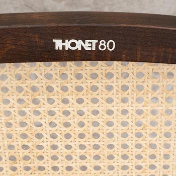 Thonet, stolar 4+2 st, 1980-tal.